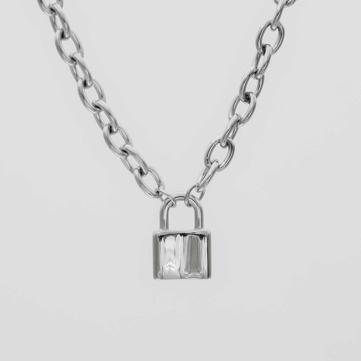 Chunky Lock Necklace - ISMI JEWELS