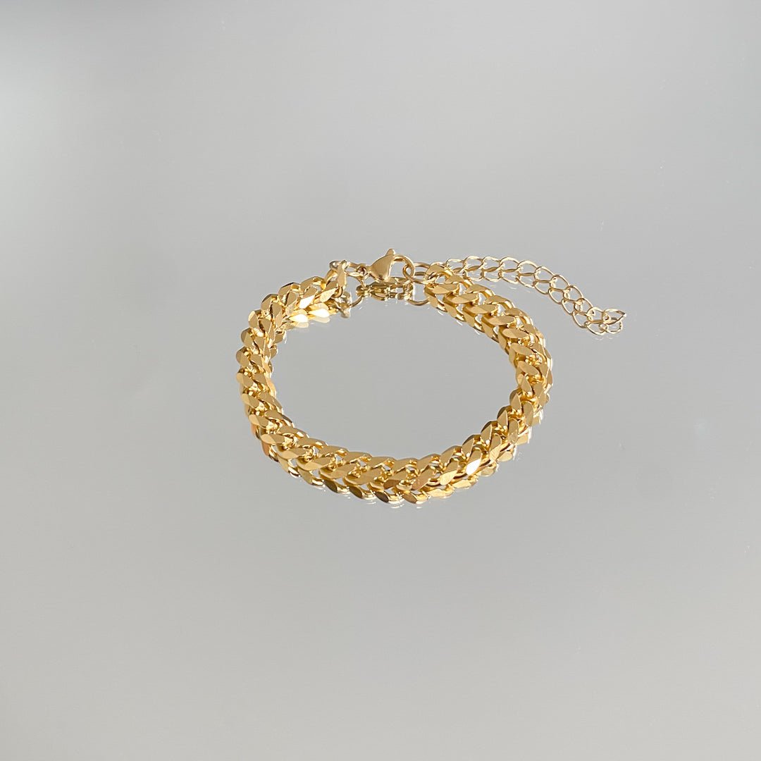 Classic Cuban Anklet Gold - ISMI JEWELS