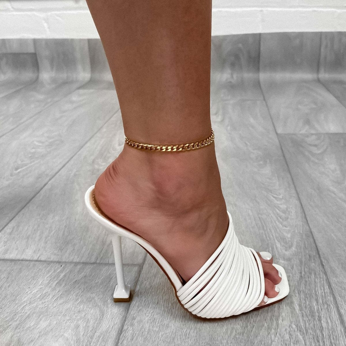 Classic Cuban Anklet Gold - ISMI JEWELS