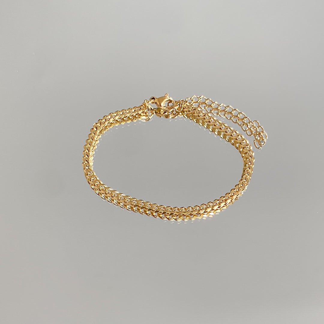 Classic Cuban Anklet Gold - ISMI JEWELS