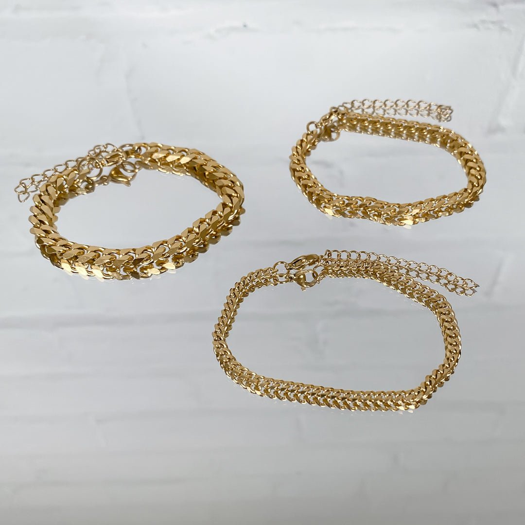 Classic Cuban Anklet Gold - ISMI JEWELS