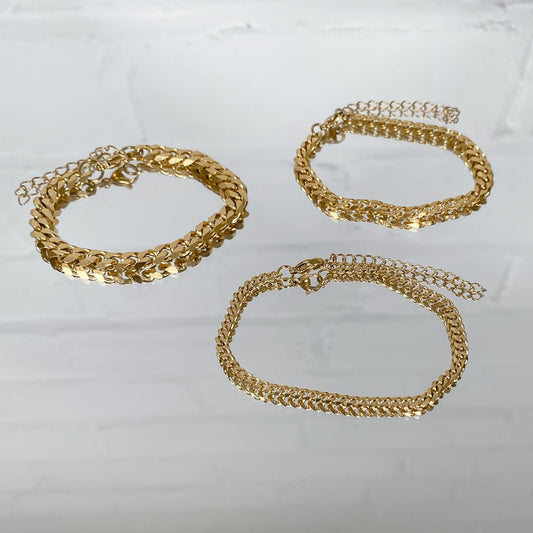 Classic Cuban Anklet Gold - ISMI JEWELS