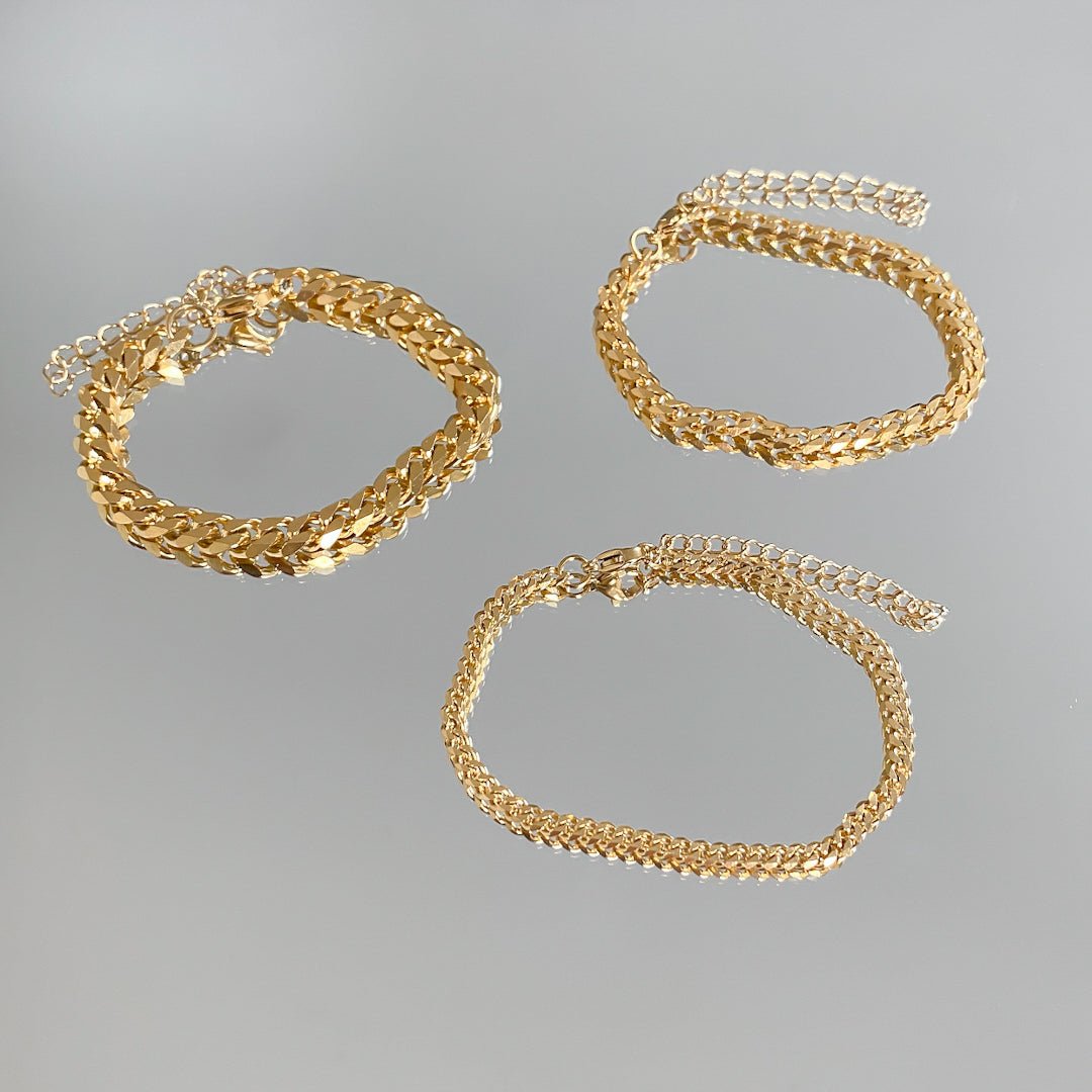 Classic Cuban Anklet Gold - ISMI JEWELS