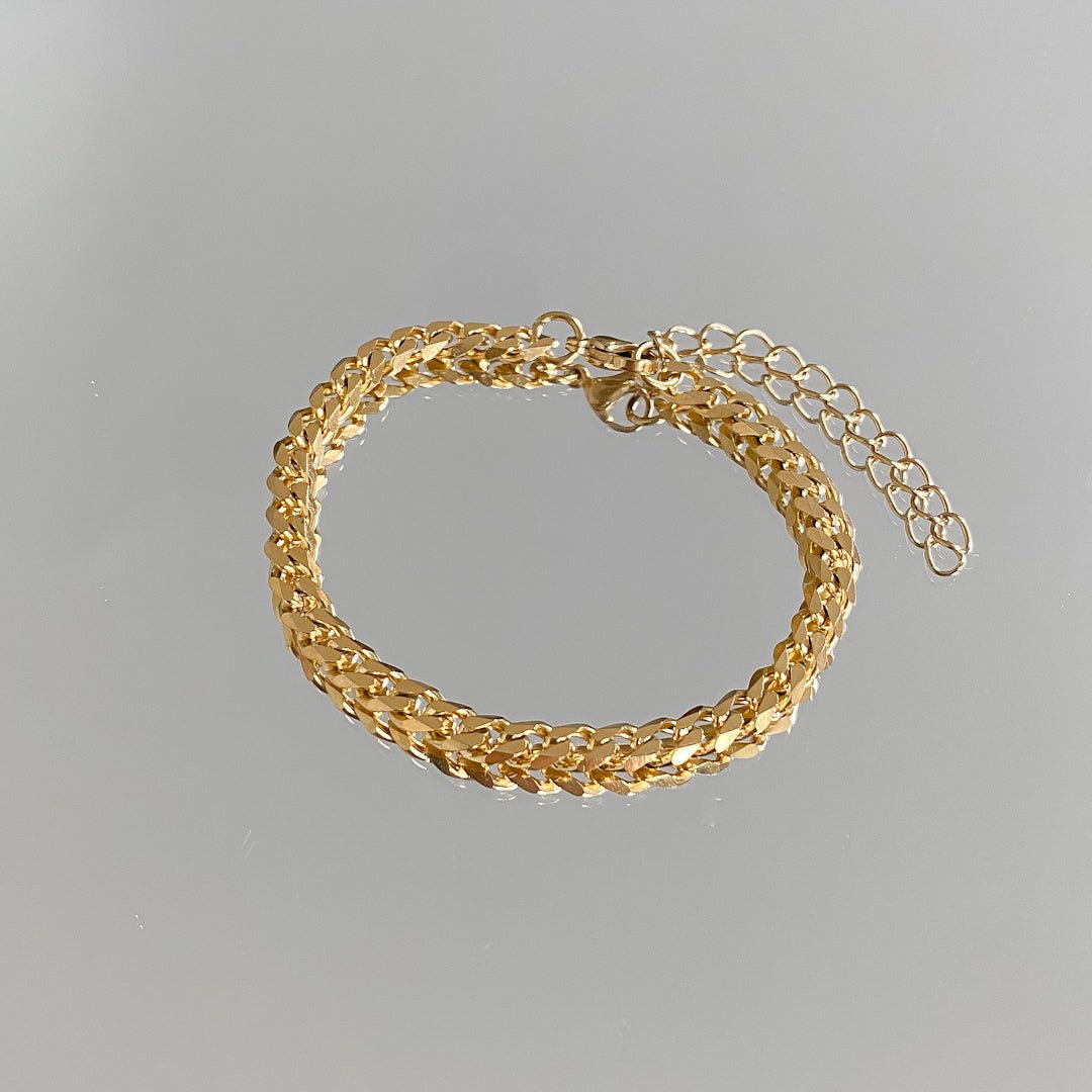 Classic Cuban Anklet Gold - ISMI JEWELS