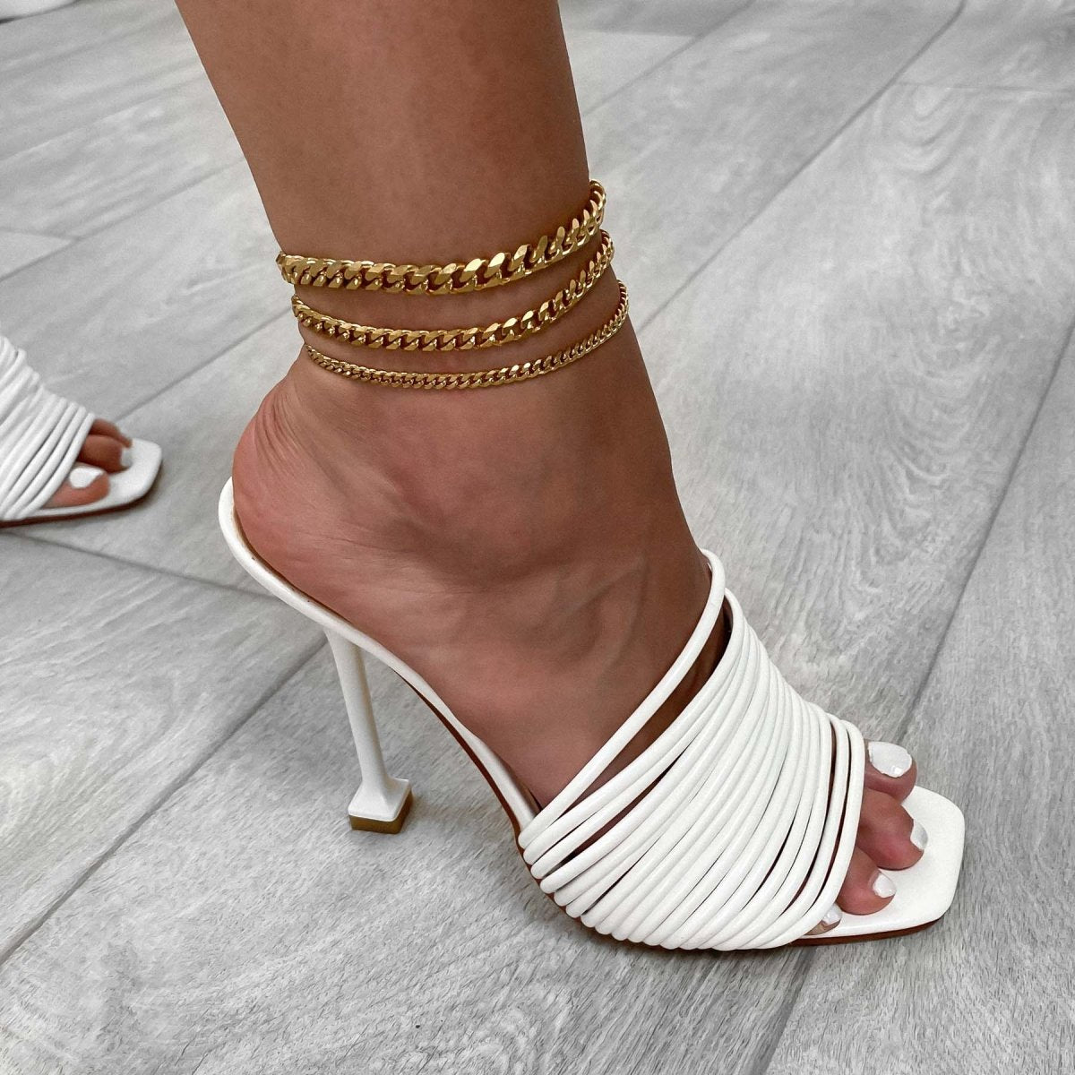 Classic Cuban Anklet Gold - ISMI JEWELS