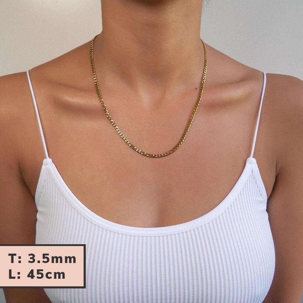 Classic Cuban Chain Gold - ISMI JEWELS