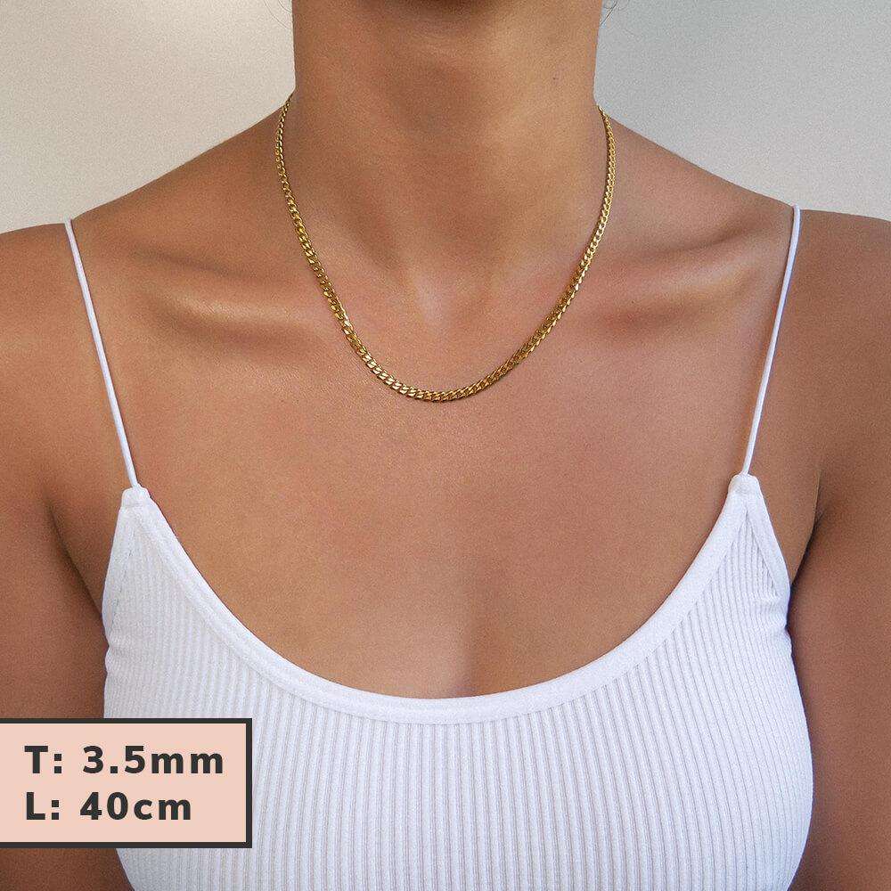 Classic Cuban Chain Gold - ISMI JEWELS