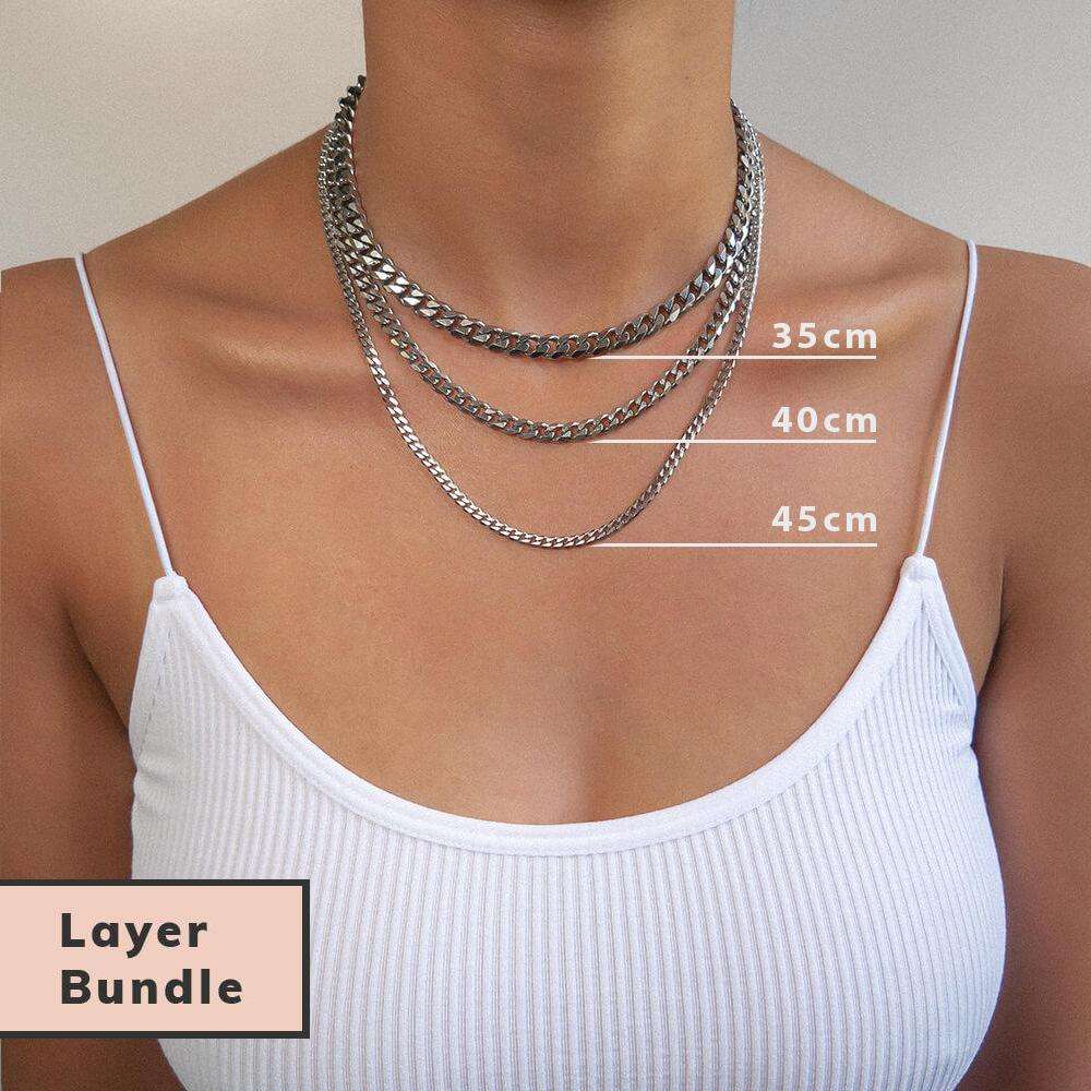 Classic Cuban Chain Silver - ISMI JEWELS