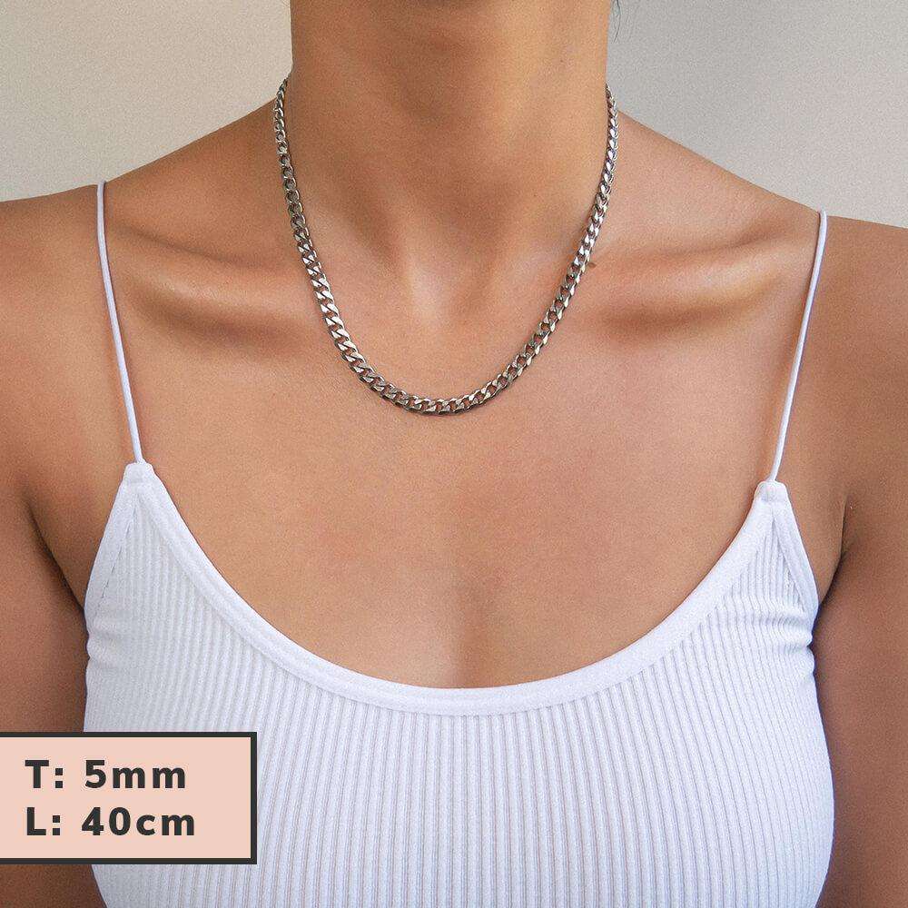Classic Cuban Chain Silver - ISMI JEWELS