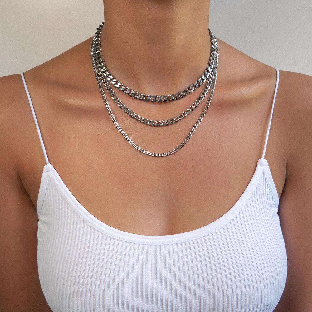 Classic Cuban Chain Silver - ISMI JEWELS