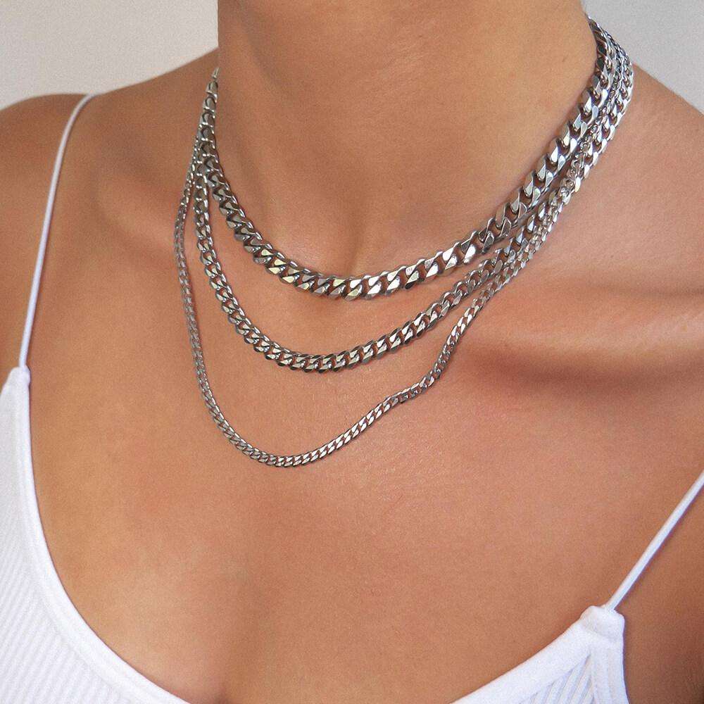 Classic Cuban Chain Silver - ISMI JEWELS