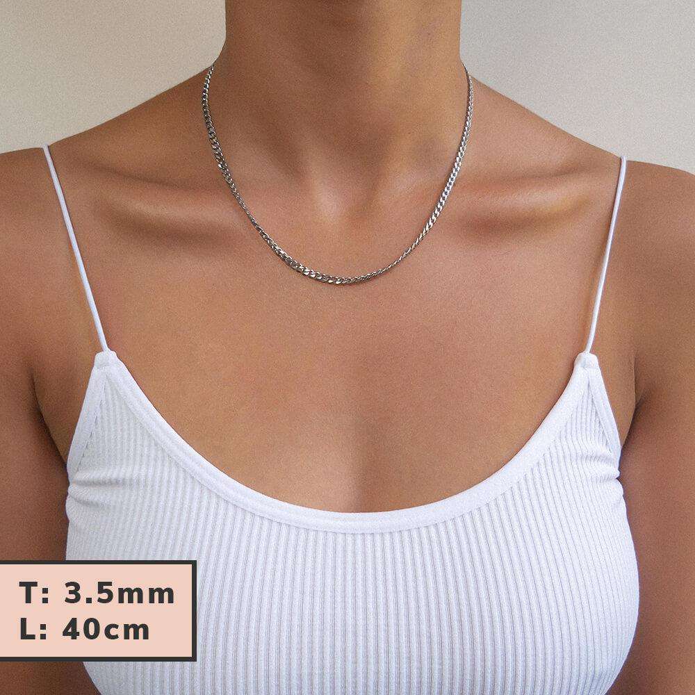 Classic Cuban Chain Silver - ISMI JEWELS