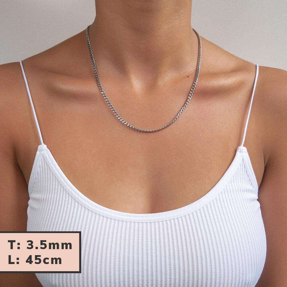 Classic Cuban Chain Silver - ISMI JEWELS