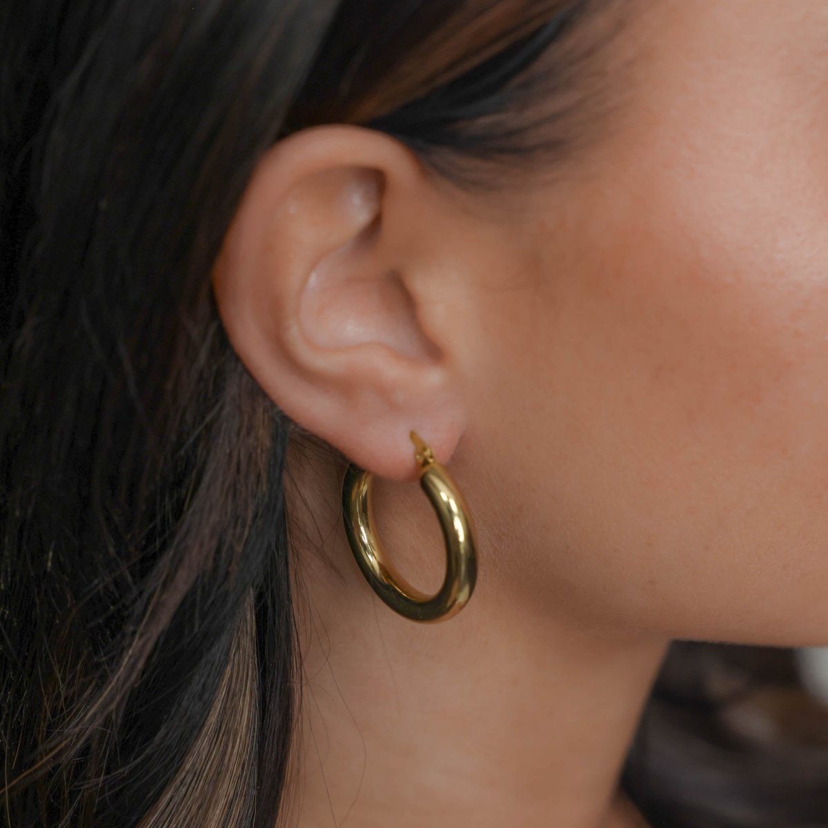 Classic Gold Filled Hoops - ISMI JEWELS