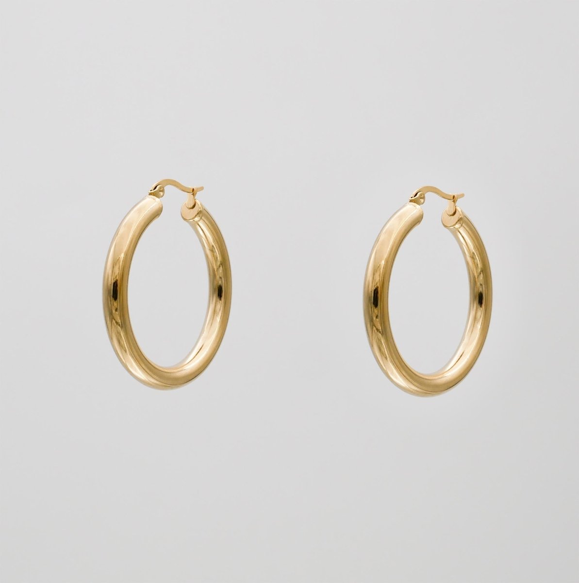 Classic Gold Filled Hoops - ISMI JEWELS