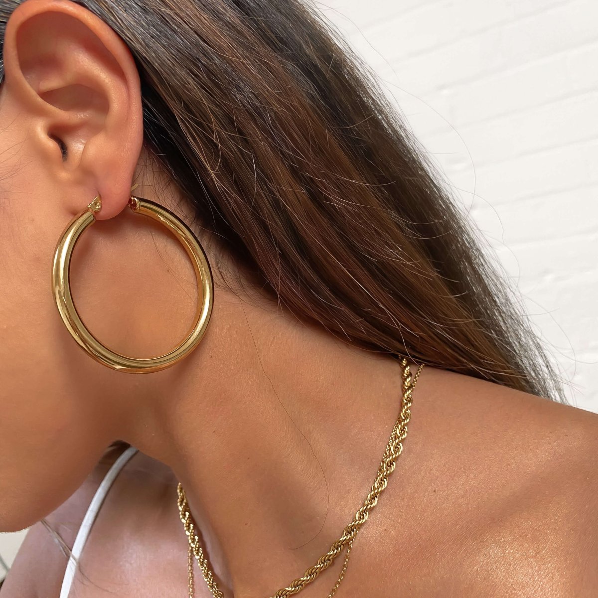 Classic Gold Filled Hoops - ISMI JEWELS