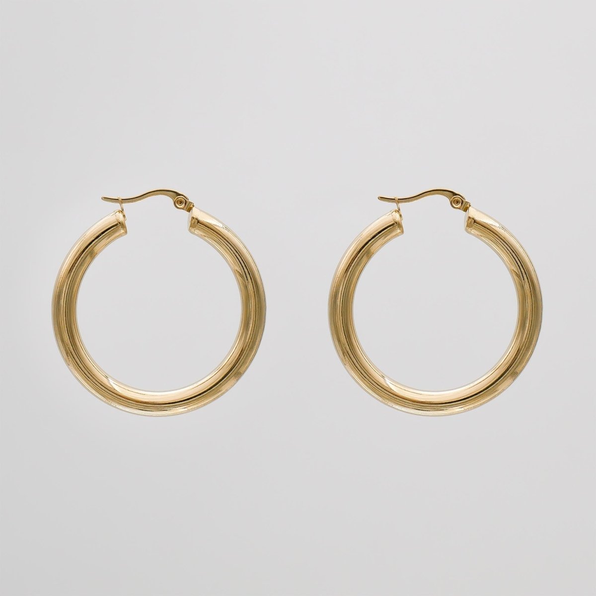 Classic Gold Filled Hoops - ISMI JEWELS