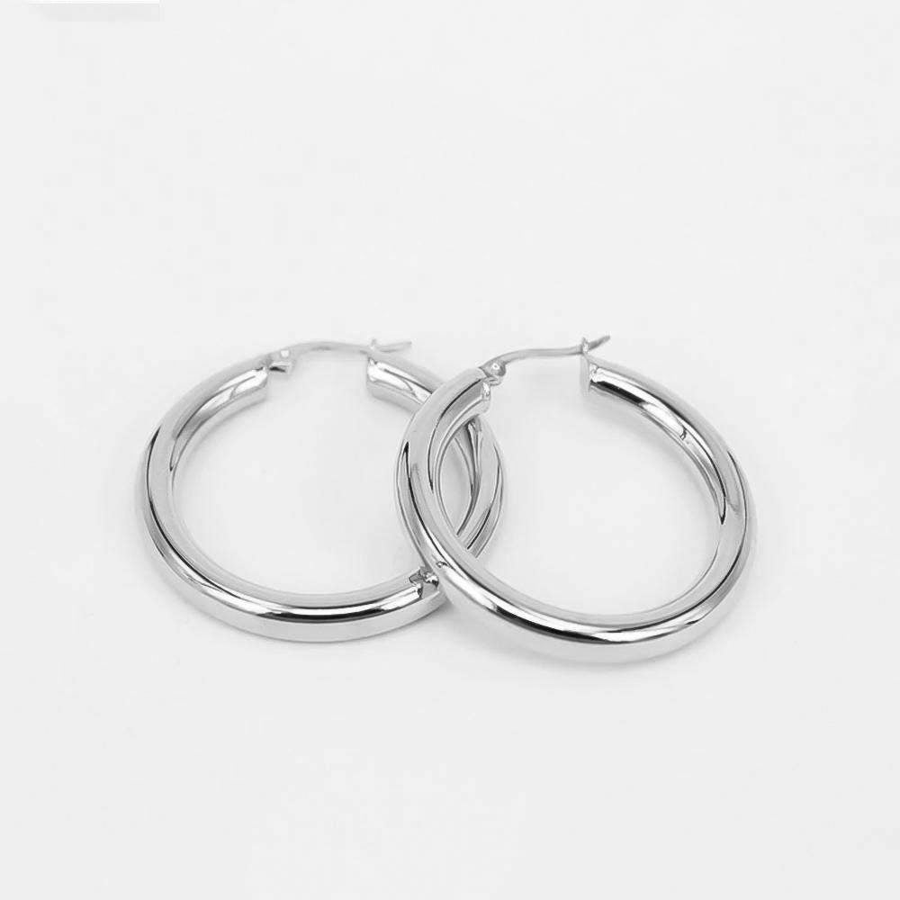 Classic Silver Filled Hoops - Image 2 - ISMI JEWELS