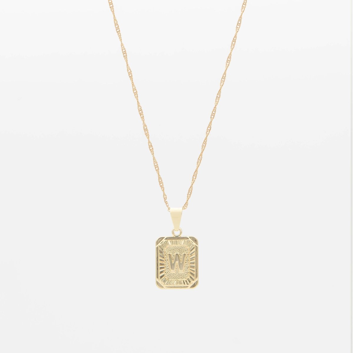 Classic Initial Necklace - ISMI JEWELS