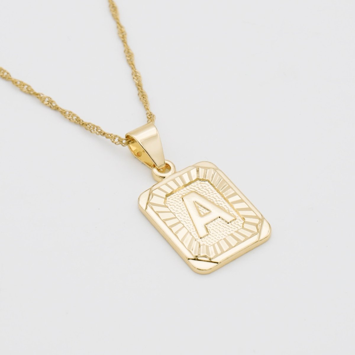 Classic Initial Necklace - ISMI JEWELS