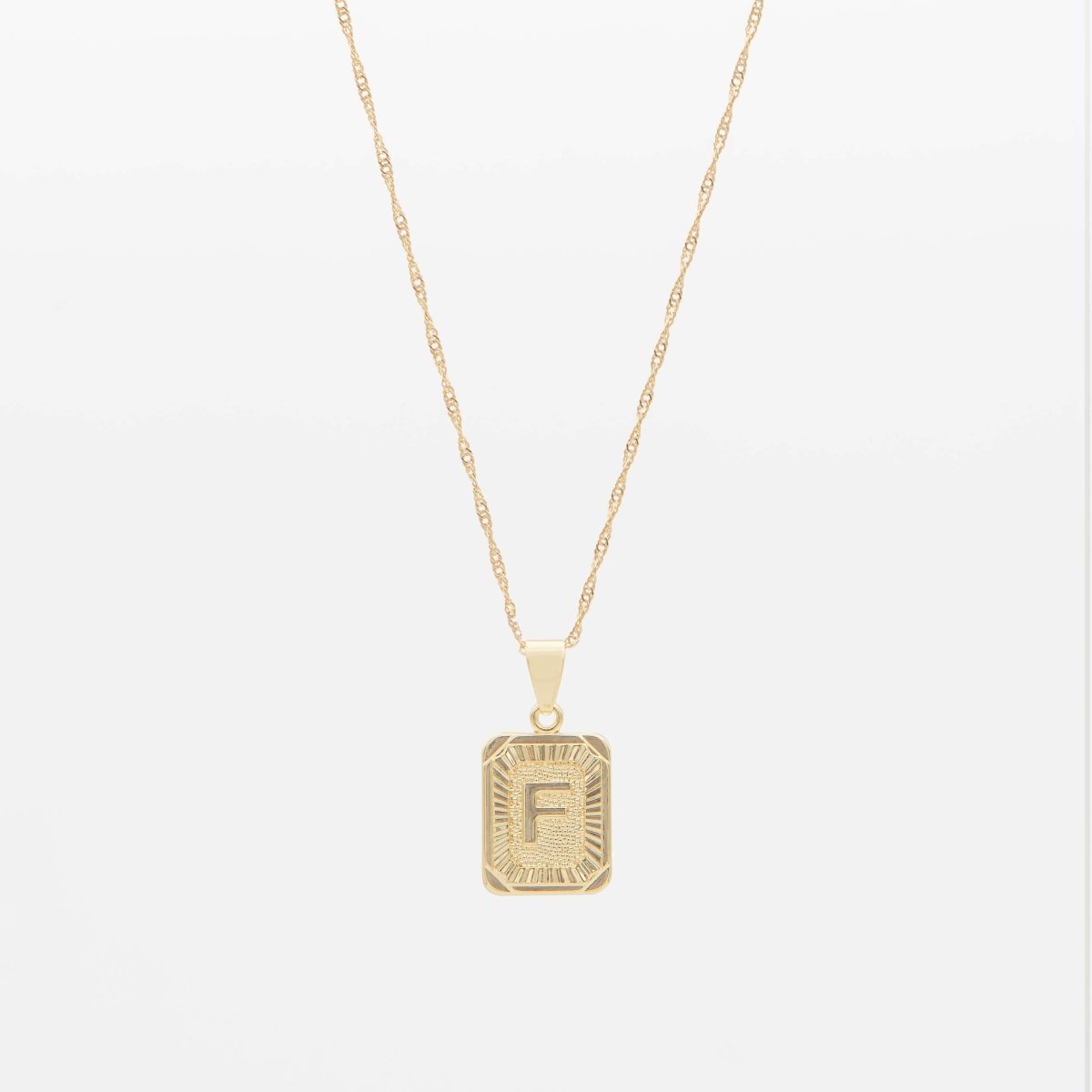 Classic Initial Necklace - ISMI JEWELS