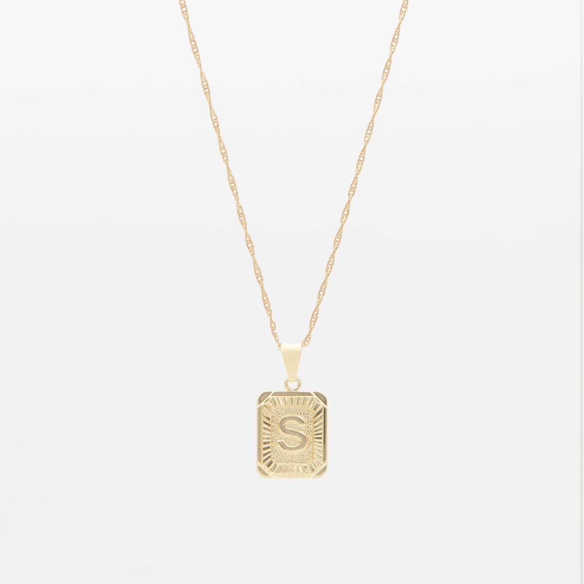 Classic Initial Necklace - ISMI JEWELS