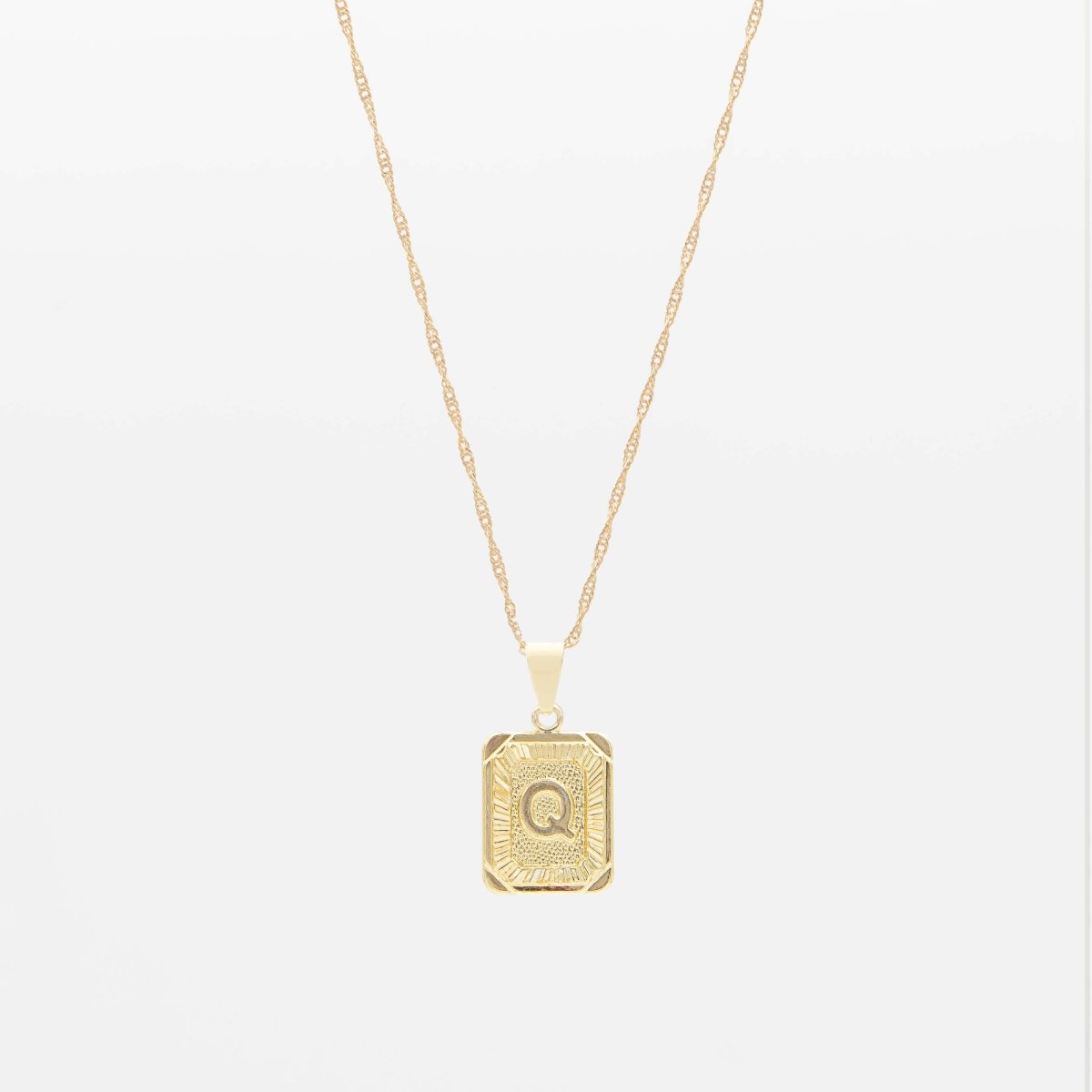 Classic Initial Necklace - ISMI JEWELS