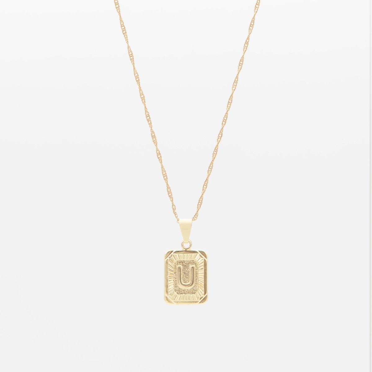 Classic Initial Necklace - ISMI JEWELS