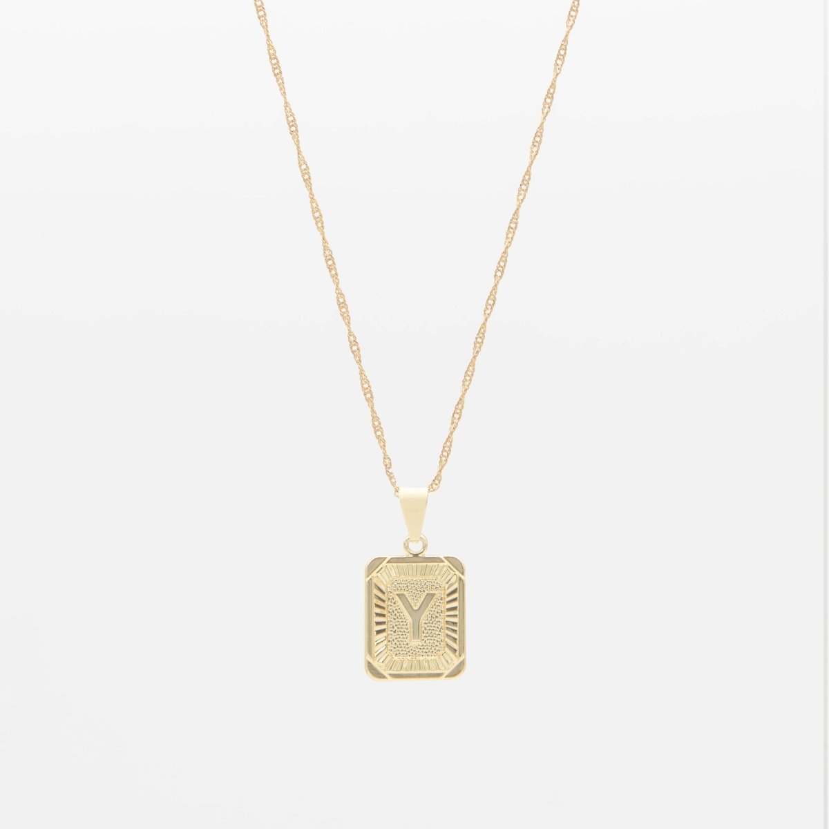 Classic Initial Necklace - ISMI JEWELS