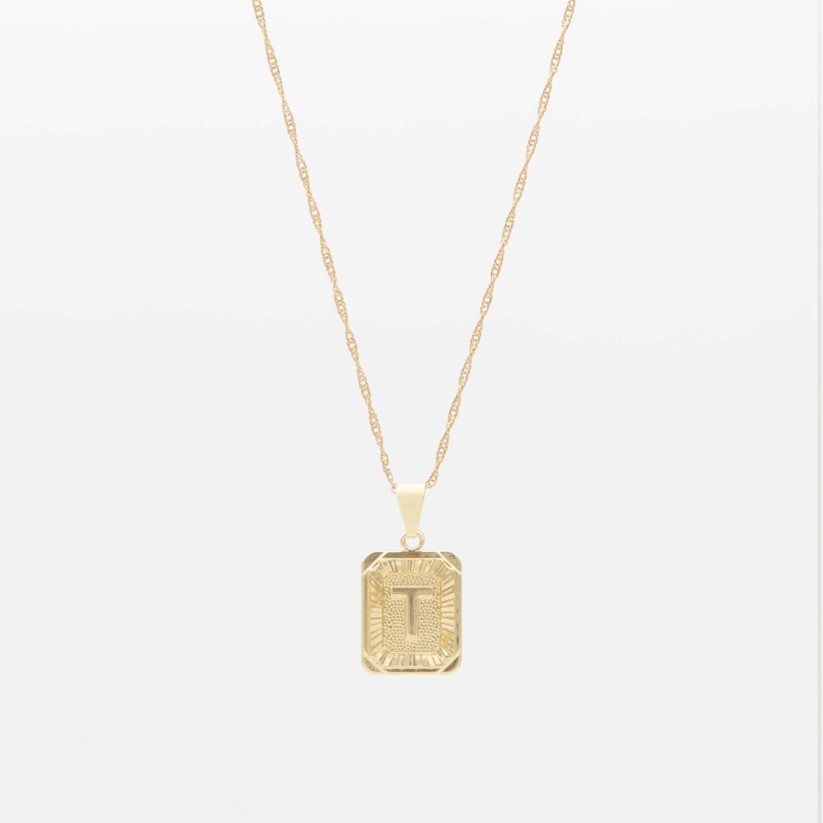 Classic Initial Necklace - ISMI JEWELS