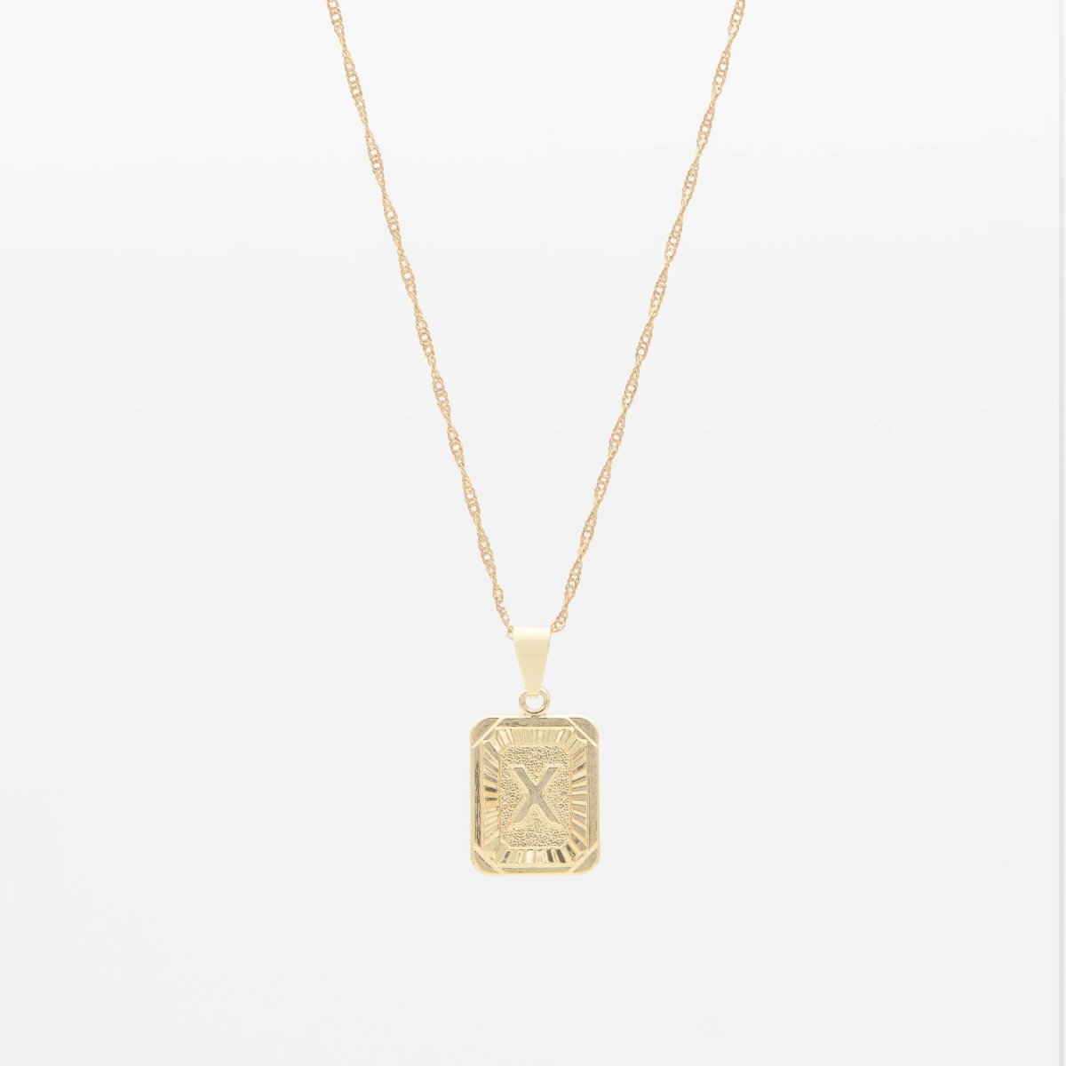 Classic Initial Necklace - ISMI JEWELS