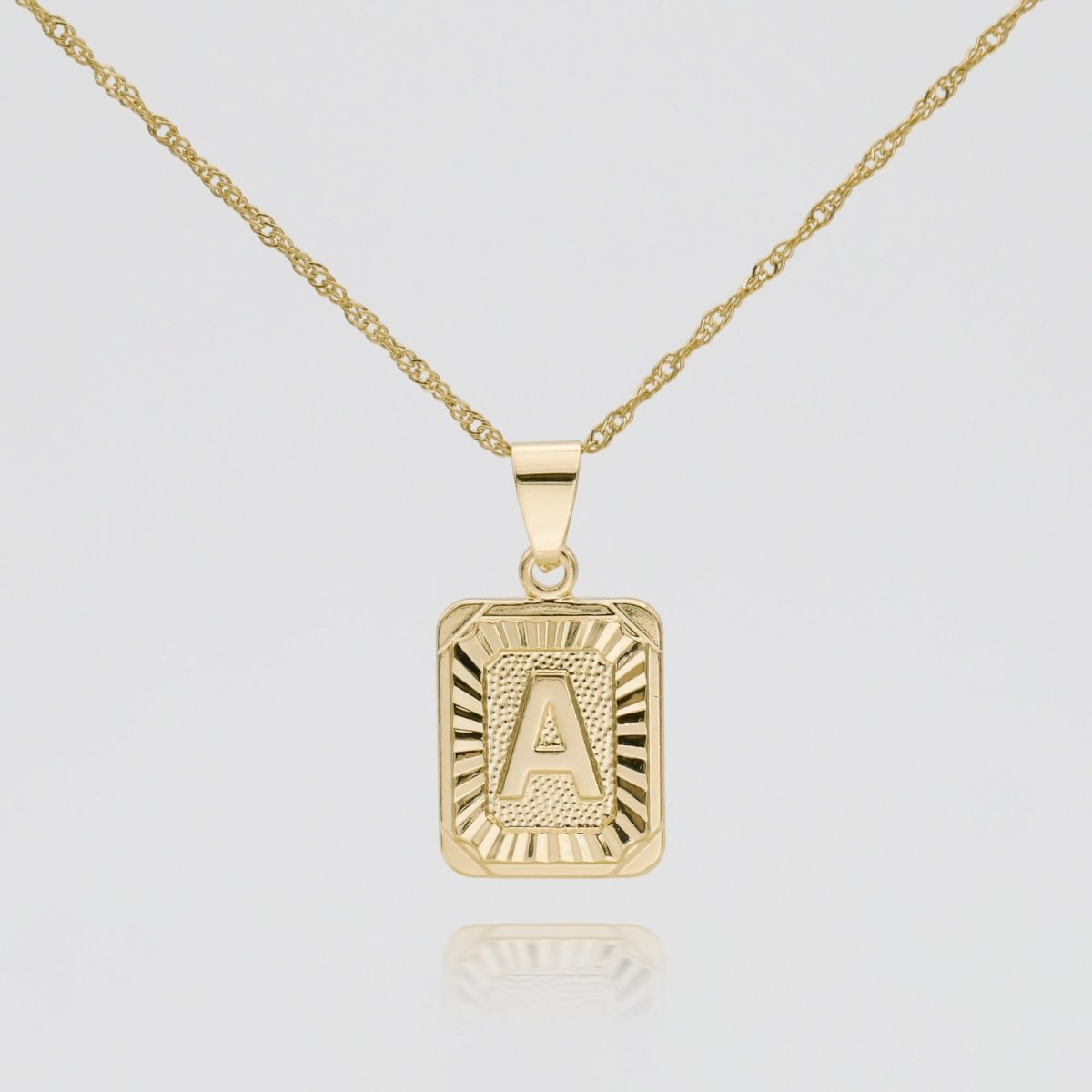 Classic Initial Necklace - ISMI JEWELS