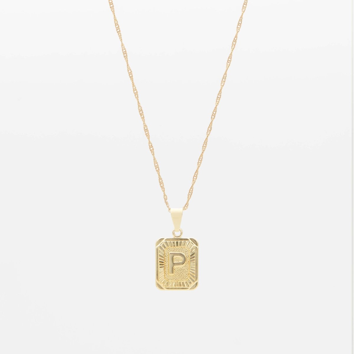 Classic Initial Necklace - ISMI JEWELS