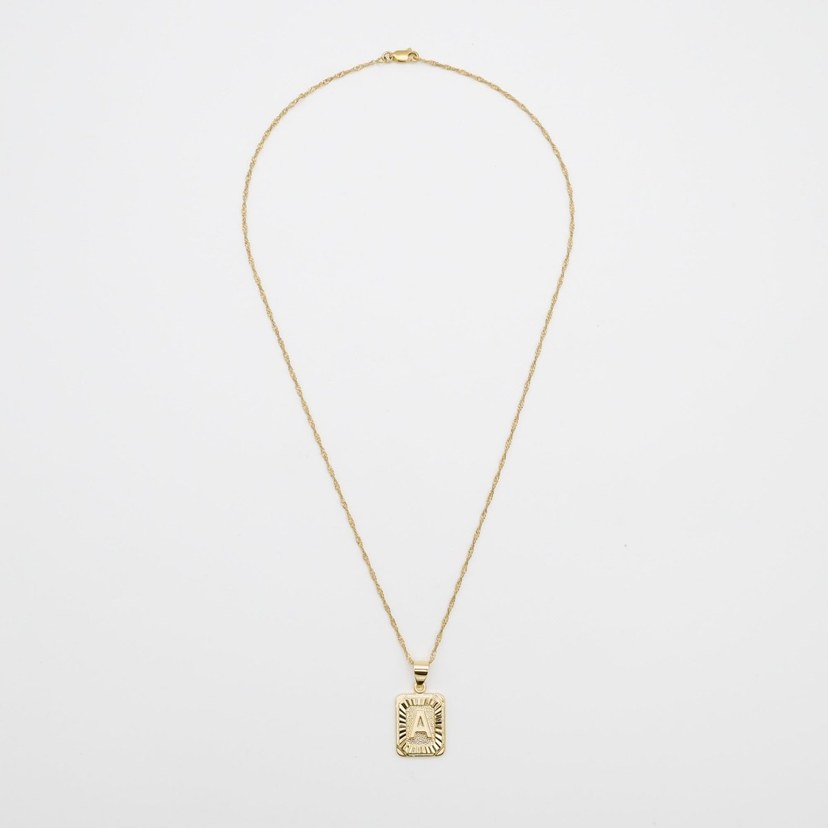 Classic Initial Necklace - ISMI JEWELS