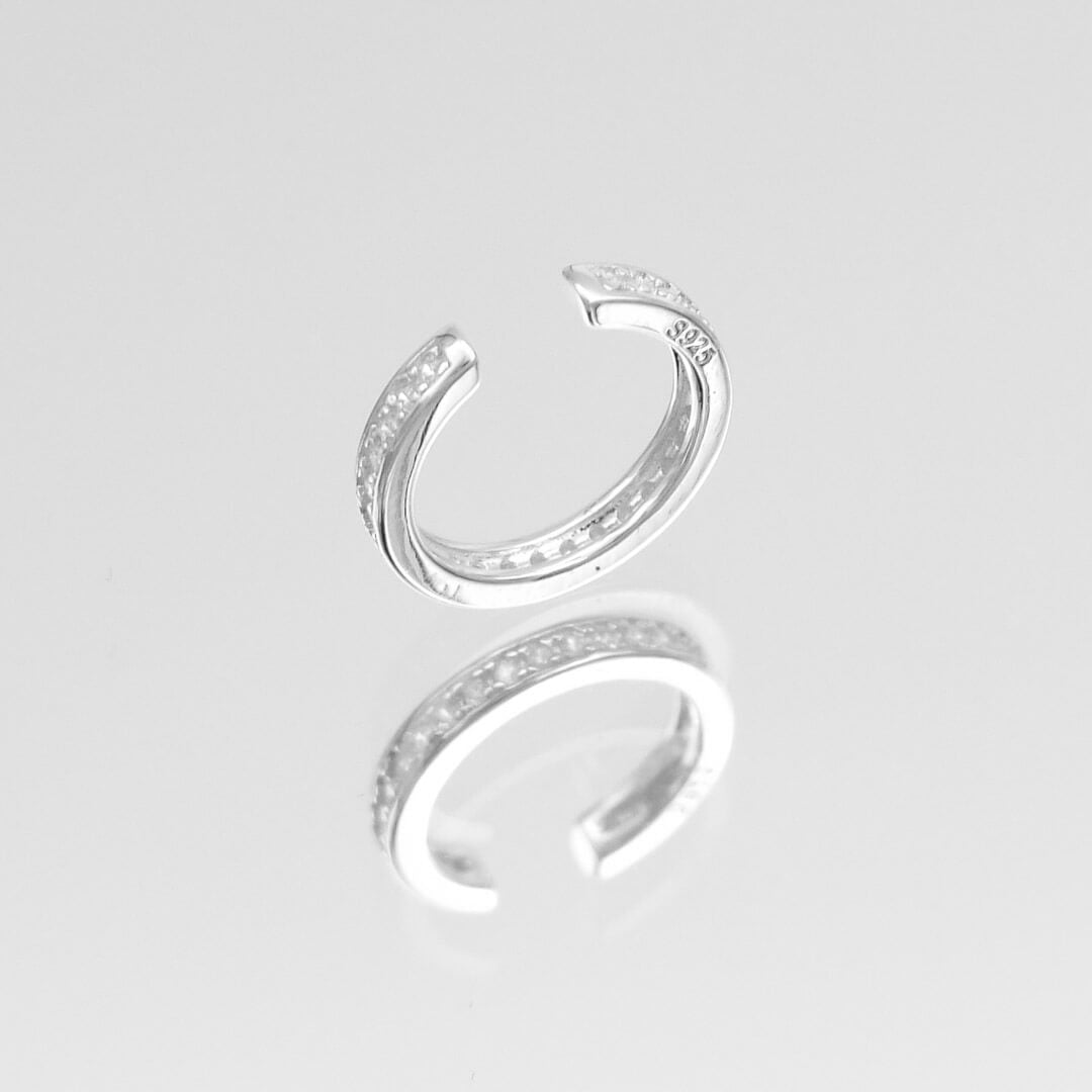 Classic Pave Ear Cuff - ISMI JEWELS
