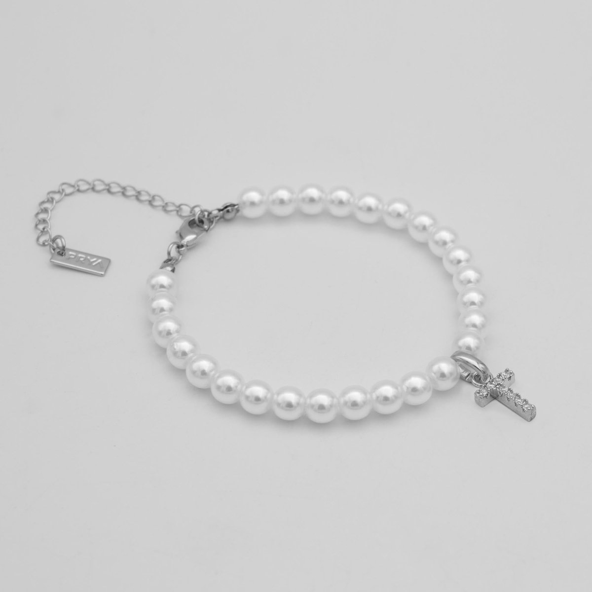 Classic Pearl Initial Anklet - ISMI JEWELS
