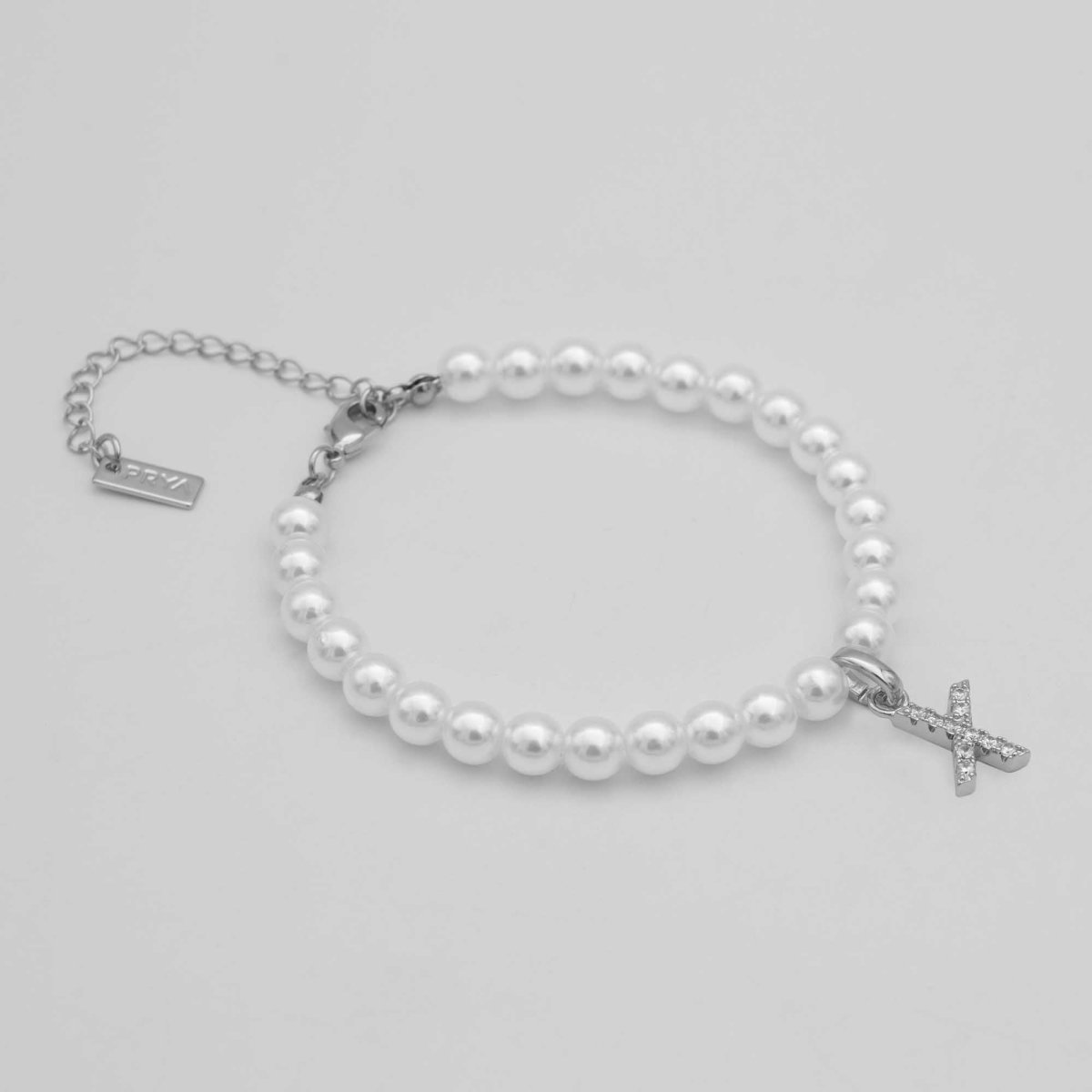 Classic Pearl Initial Anklet - ISMI JEWELS