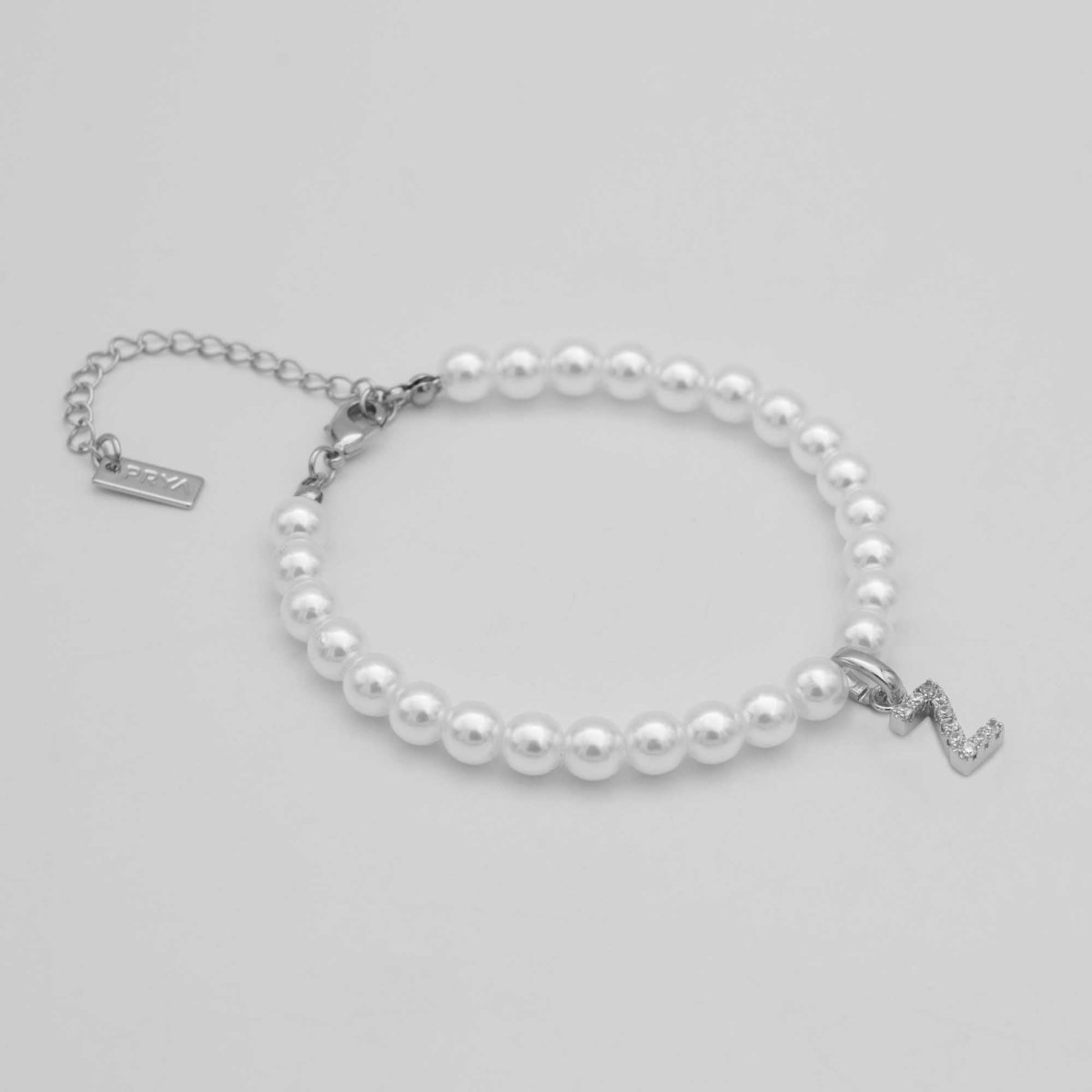Classic Pearl Initial Anklet - ISMI JEWELS