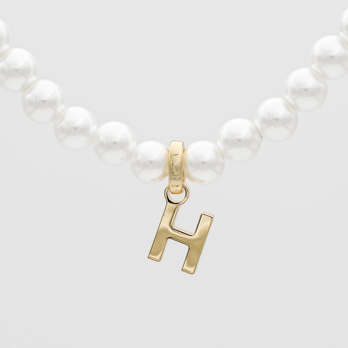 Classic Pearl Initial Bracelet - ISMI JEWELS