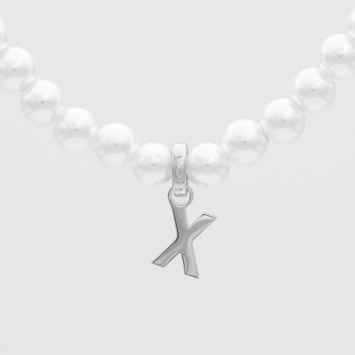 Classic Pearl Initial Bracelet - ISMI JEWELS