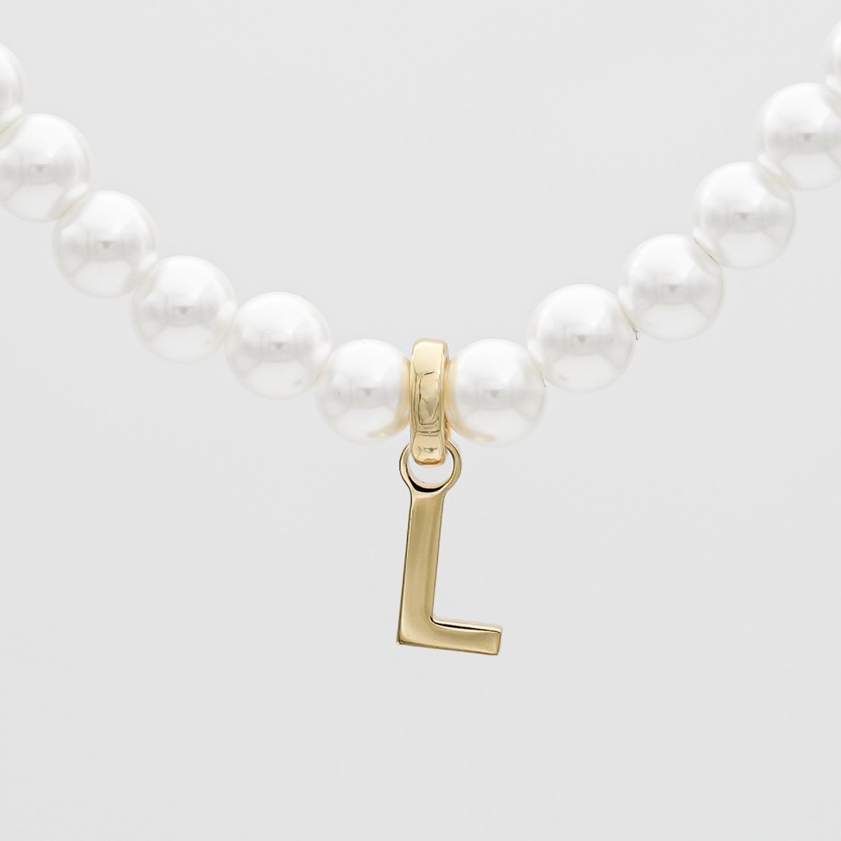 Classic Pearl Initial Bracelet - ISMI JEWELS
