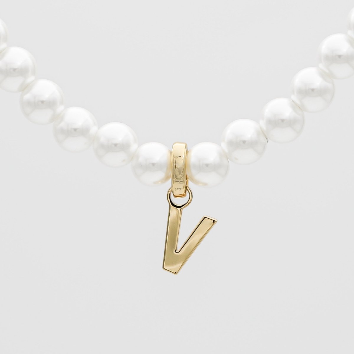 Classic Pearl Initial Bracelet - ISMI JEWELS