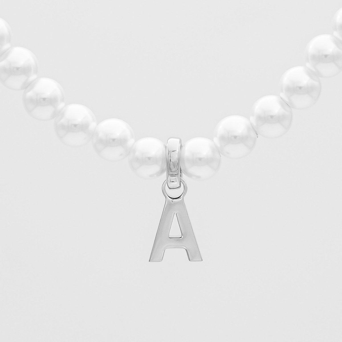 Classic Pearl Initial Bracelet - ISMI JEWELS