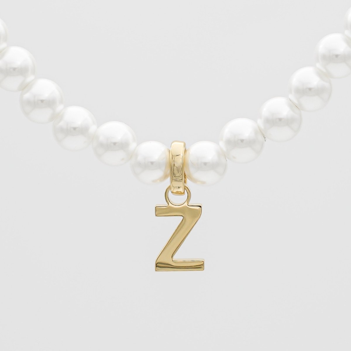 Classic Pearl Initial Bracelet - ISMI JEWELS