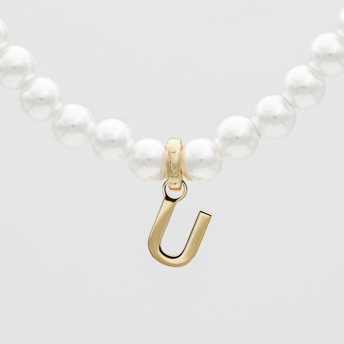 Classic Pearl Initial Bracelet - ISMI JEWELS