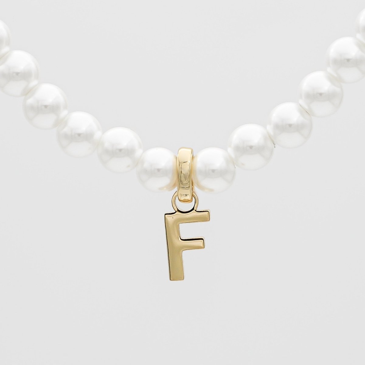 Classic Pearl Initial Bracelet - ISMI JEWELS