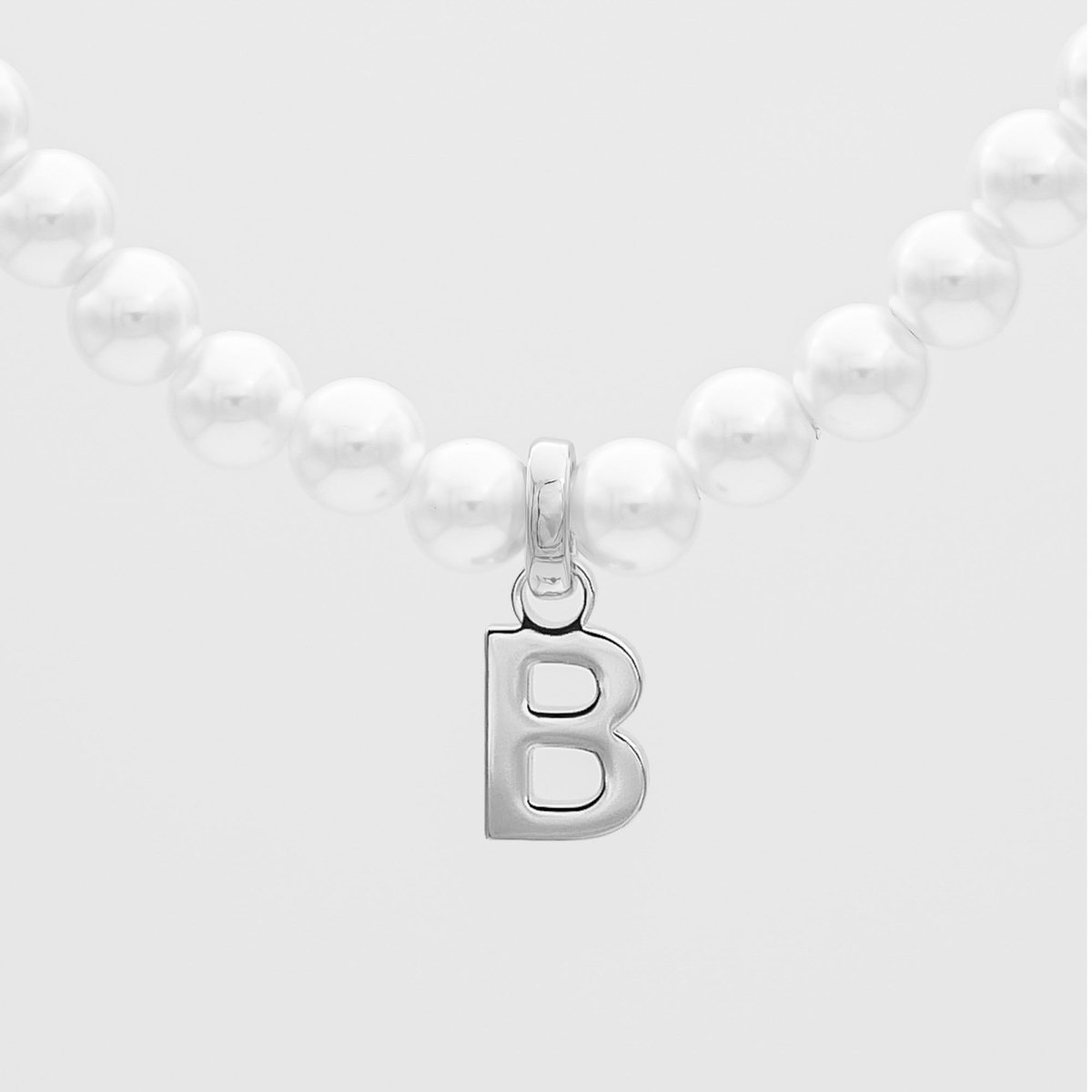 Classic Pearl Initial Bracelet - ISMI JEWELS