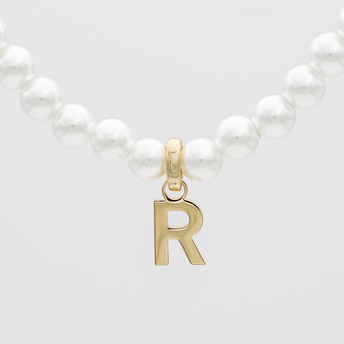 Classic Pearl Initial Bracelet - ISMI JEWELS