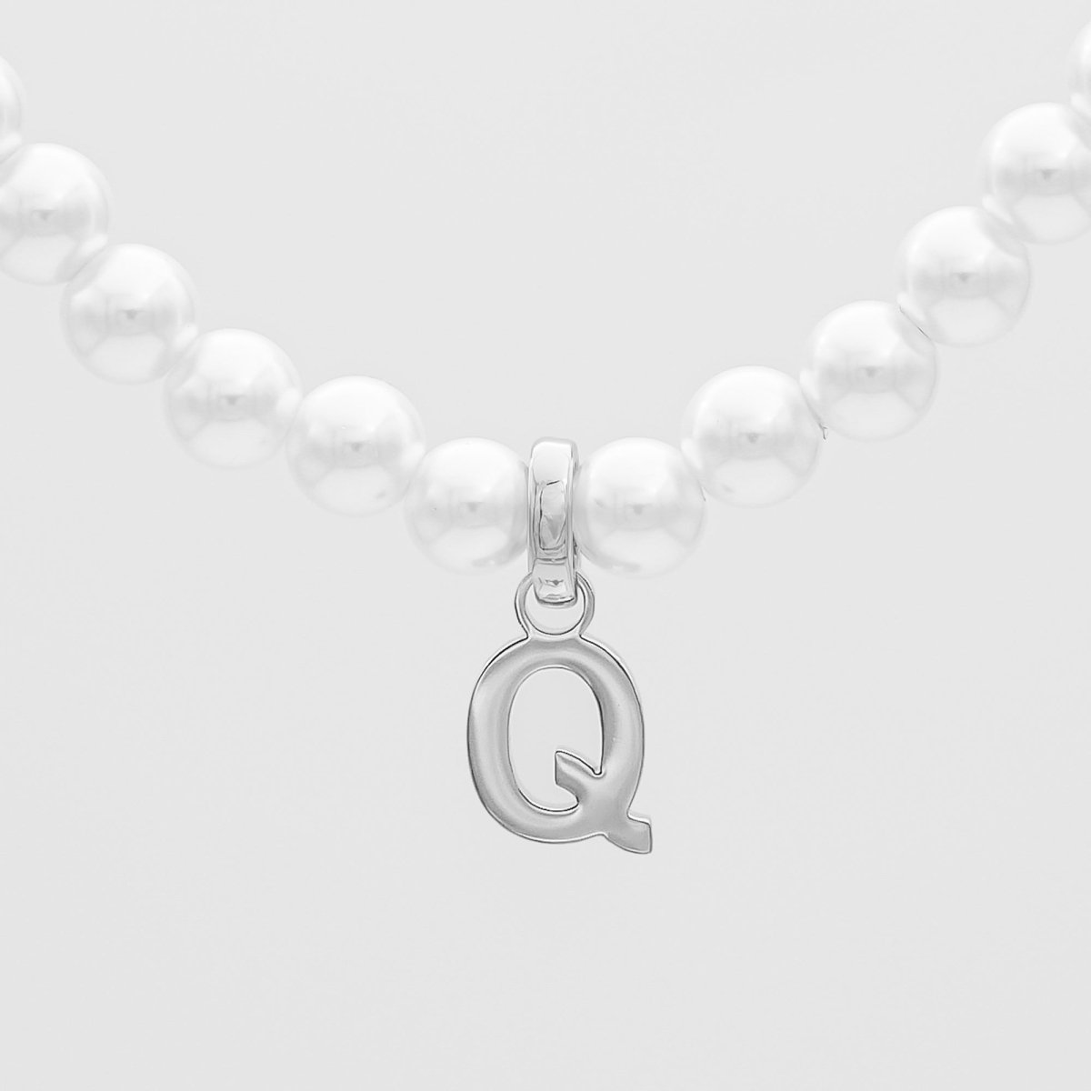 Classic Pearl Initial Bracelet - ISMI JEWELS