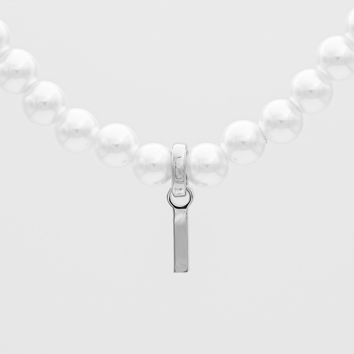 Classic Pearl Initial Necklace - ISMI JEWELS